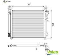 CONDENSER AIR CONDITIONING 814299 FOR KIA D3FA 1.1L 3cyl MORNING IG4HE 1.0L 4cyl