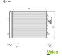 CONDENSER AIR CONDITIONING 814318 FOR LAND ROVER DISCOVERY/SPORT/SUV RANGE 2.2L
