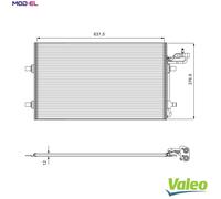 Valeo Air Conditioning Condenser 814323