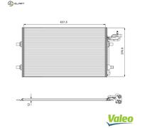 Valeo Air Conditioning Condenser 814323
