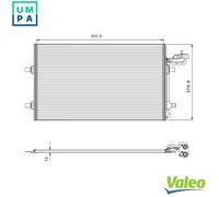 Valeo Air Conditioning Condenser 814324 for Volvo V50 C30 C70 S40