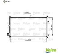 CONDENSER AIR CONDITIONING 814331 FOR NISSAN YD22DDTi/YD22ETI 2.2L QR25DE 2.5L