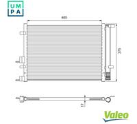 CONDENSER AIR CONDITIONING 814395 FOR HYUNDAI G4LA 1.2L G4FA 1.4L G4FC 1.6L i20