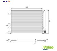 CONDENSER AIR CONDITIONING 814395 FOR HYUNDAI G4LA 1.2L G4FA 1.4L G4FC 1.6L i20