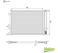 CONDENSER AIR CONDITIONING 814395 FOR HYUNDAI G4LA 1.2L G4FA 1.4L G4FC 1.6L i20