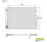 CONDENSER AIR CONDITIONING 814402 FOR KIA G4FC 1.6L D4FB 1.6L 4cyl SOUL