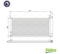 Valeo Condenser, Air Conditioning 814415