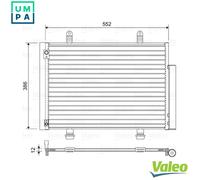 CONDENSER AIR CONDITIONING 814418 FOR SUZUKI SWIFT/MK/V/IV/III D13AA 1.2L 4cyl