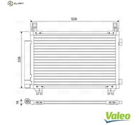 VALEO 814449 Air conditioning condenser