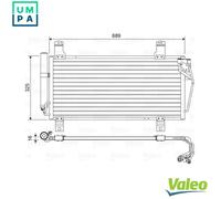 CONDENSER AIR CONDITIONING 814456 FOR MAZDA ATENZA/Hatchback L813 1.8L 4cyl 6