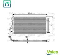 CONDENSER AIR CONDITIONING 814488 FOR KIA RONDO/III/MPV CARENS G4FC 1.6L 4cyl