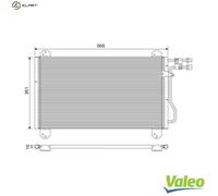 VALEO 816891 Air conditioning condenser