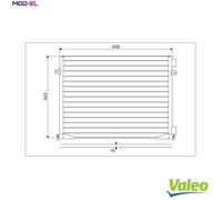 VALEO 817577 Air conditioning condenser