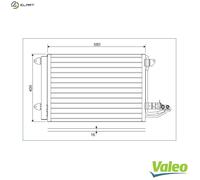 VALEO 817777 Air conditioning condenser