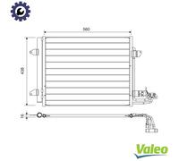 CONDENSER AIR CONDITIONING 817806 FOR VW CADDY/III/Box/Body/MPV TOURAN 2.0L 4cyl