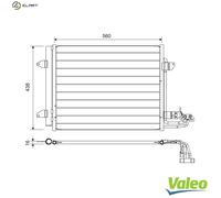 CONDENSER AIR CONDITIONING 817806 FOR VW CADDY/III/Box/Body/MPV TOURAN 2.0L 4cyl