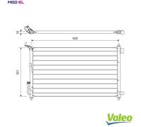 CONDENSER AIR CONDITIONING 817836 FOR NISSAN TIIDA/LATIO/Hatchback NOTE JUKE