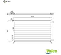 CONDENSER AIR CONDITIONING 817836 FOR NISSAN TIIDA/LATIO/Hatchback NOTE JUKE