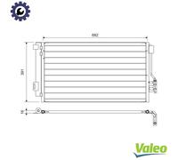 CONDENSER AIR CONDITIONING 817842 FOR MERCEDES-BENZ VIANO V-CLASS VITO/MIXTO