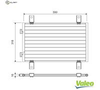 AC Condenser for Citroen JUMPER Fiat DUCATO Peugeot BOXER 6455-CG