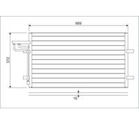 CONDENSER, AIR CONDITIONING 818046