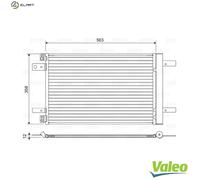 Valeo 822550 - Condenser, air conditioning