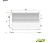 CONDENSER AIR CONDITIONING 822551 FOR IVECO DAILY/Platform/Chassis/Van 3.0L 4cyl