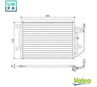 CONDENSER AIR CONDITIONING 822556 FOR MITSUBISHI MIRAGE/VI COLT/Convertible 1.1L