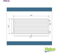 Valeo Condenser, Air Conditioning 822574