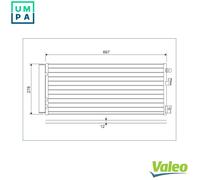 CONDENSER AIR CONDITIONING 822574 FOR VAUXHALL OPEL CORSA/Hatchback/Van ADAM