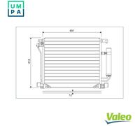 CONDENSER AIR CONDITIONING 822587 FOR NISSAN MR16DDT 1.6L K9K636/646/410 1.5L