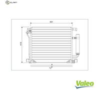CONDENSER AIR CONDITIONING 822587 FOR NISSAN MR16DDT 1.6L K9K636/646/410 1.5L