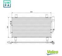 CONDENSER AIR CONDITIONING 822599 FOR MITSUBISHI OUTLANDER/III/SUV 4B12 2.4L