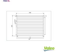Valeo 822603 Air Conditioning A/C Air Con Condenser Fits Ford Ranger