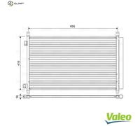 Valeo Condenser, Air Conditioning 822611