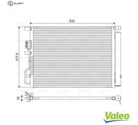 Valeo Condenser, Air Conditioning 822612