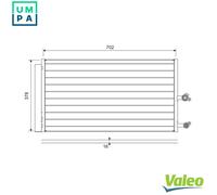 FOR VOLVO XC90 2015- AC AIRCON CONDENSER AIR CONDITIONING RADIATOR ALUMINIUM NEW