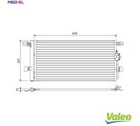 CONDENSER AIR CONDITIONING 822648 FOR AUDI DAYB/DJYA/DAXB/DAXC 2.0L DETA 2.0L Q5