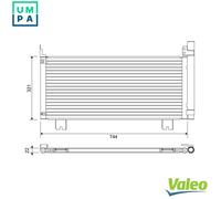 CONDENSER AIR CONDITIONING 822651 FOR LEXUS 2GR-FXE 3.5L 6cyl RX