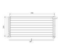 CONDENSER, AIR CONDITIONING 822652