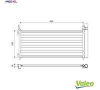 CONDENSER AIR CONDITIONING 822720 FOR LEXUS 2AR-FXE 2.5L 4cyl NX