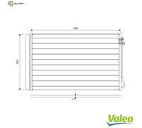 CONDENSER AIR CONDITIONING 822747 FOR MERCEDES-BENZ VITO/Tourer/Van/Mixto 1.7L