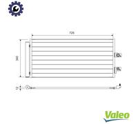 CONDENSER AIR CONDITIONING 822749 FOR VOLVO B3154T10/3154T9/3154T5/3154T 1.5L