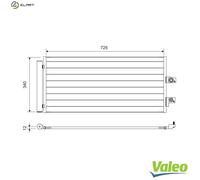 CONDENSER AIR CONDITIONING 822749 FOR VOLVO B3154T10/3154T9/3154T5/3154T 1.5L