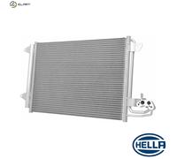 AC Condenser HELLA Fits AUDI A3 SEAT Leon SKODA Octavia II VW 03-17 1K0820411B