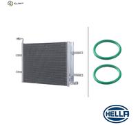 Hella AC Condenser 5Z0820411 - Fits SEAT Cordoba, Skoda Fabia I, VW Fox/Polo (93-15)
