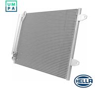 AC Condenser HELLA Fits VW Cc 358 Passat Alltrack B7 357 05-16 3C0820411