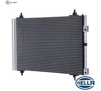 AC Condenser HELLA Fits CITROEN Berlingo C4 DS Ds 5 PEUGEOT 3008 00-21 6455CX
