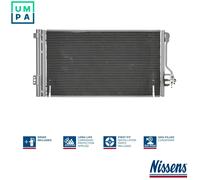 Nissens Condenser for Mercedes Benz Vito 109 CDi 2.1 November 2007-December 2011