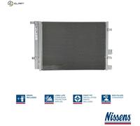 Nissens Air Conditioning Condenser 940221 for Hyundai i20 (2008) 1.2 – OEM 976061J000/976064P000